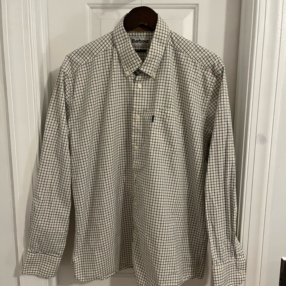 Barbour Charles Cream‎ Windowpane
